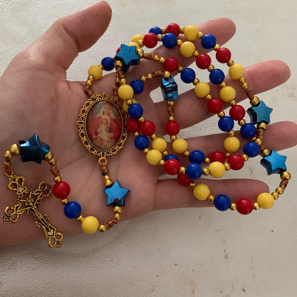 Our lady of coromoto Venezuelan corded rosary